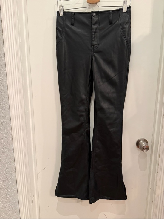 We The Free Pants - Free People We The Free Just Float On Vegan Leather Flares Size 27 Edgy Boho